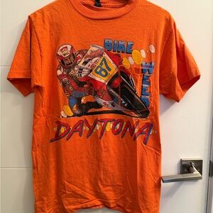 Vintage Daytona Bike Week Vibrant Orange Tee